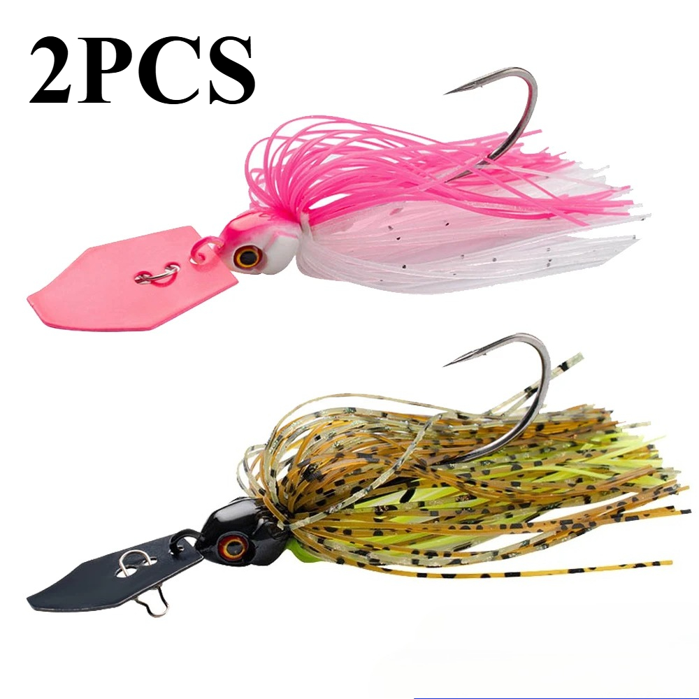 Fishing Hook Weedless - 2Pcs Spinner Bait 7g/9g/12g/14g/21g Fishing Lures
