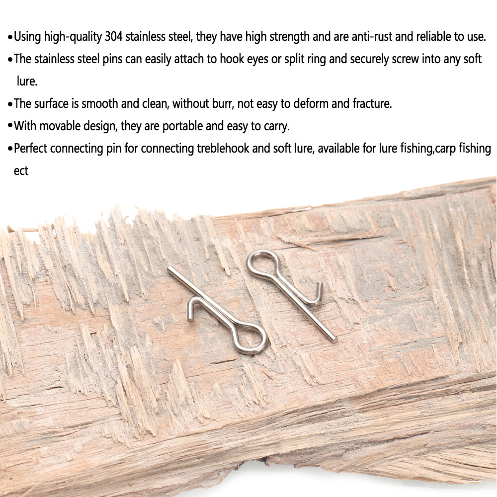 50/100pcs Fishing Bait Stinger - Fishing Hook Stainless Steel 评论和价格