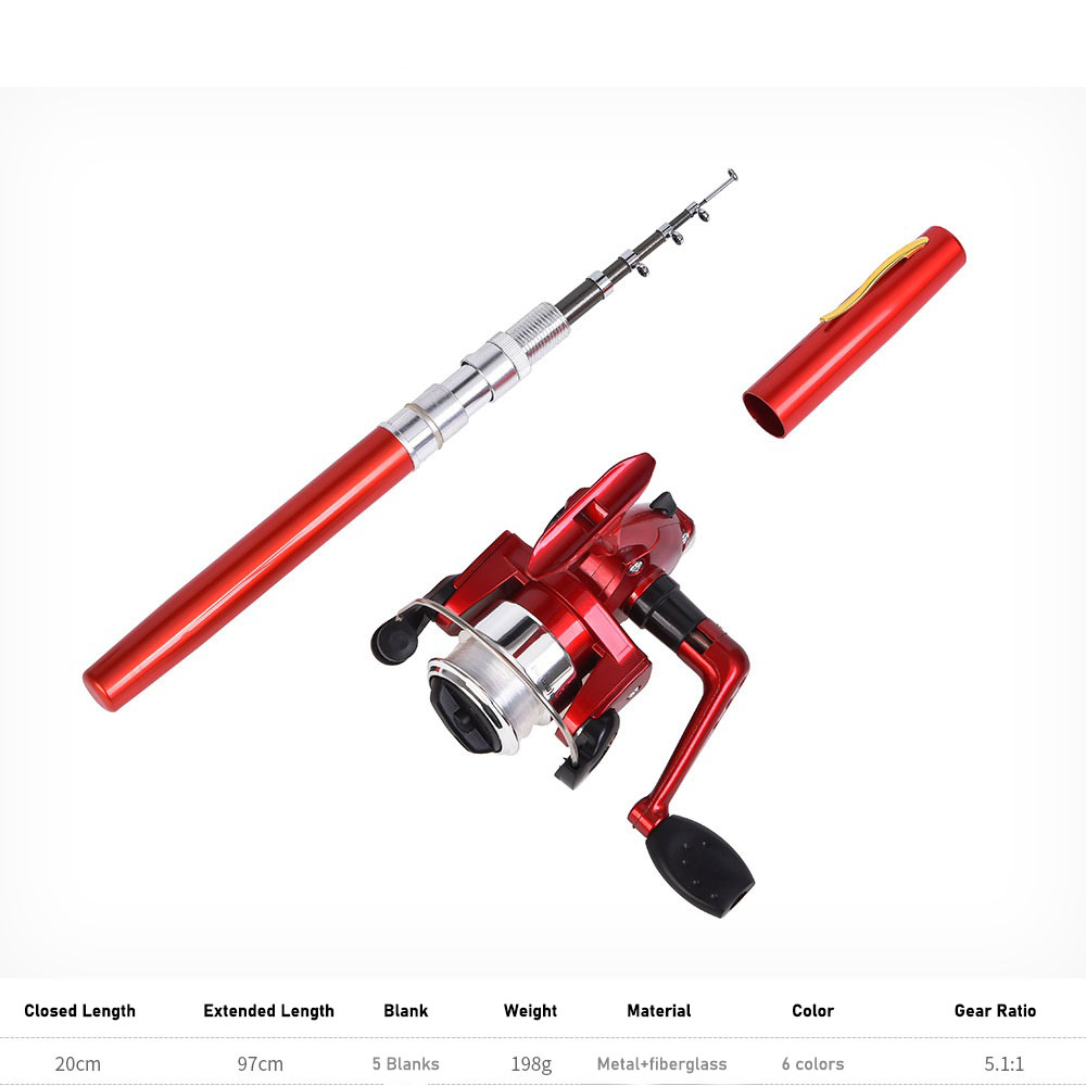 Mini Pen Shape Fishing Rod wit - Penn Reel Fierce 评论和价格