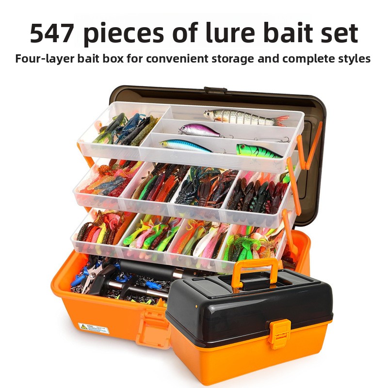 Large 4-Layer Outdoor Fishing  - Fishing Hook 评论和价格