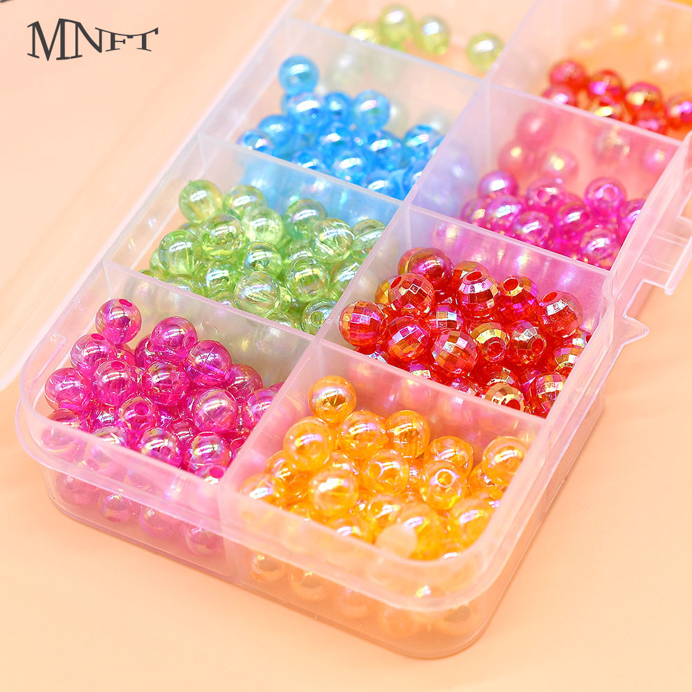 MNFT Mix 5 Colors Round Beads  - Fishing Hook Assortment 评论和价格