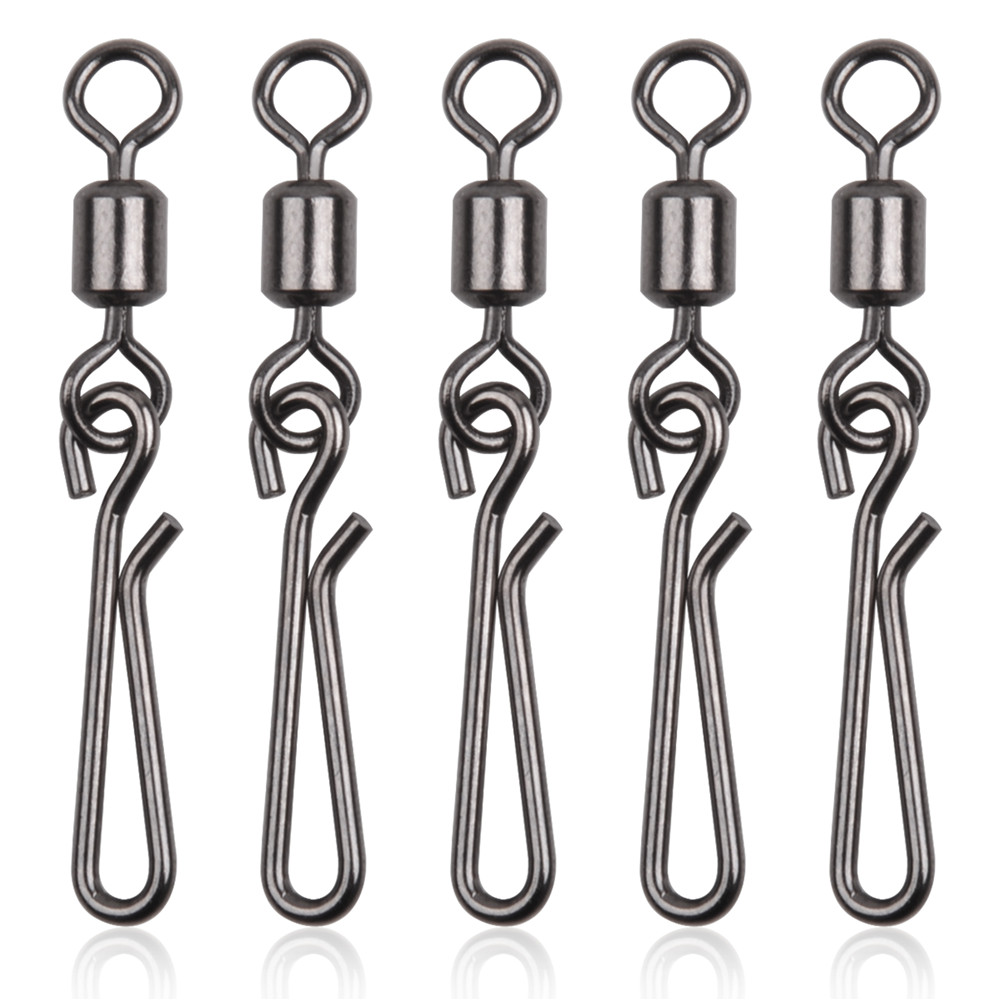 30Pcs swivels and snap for fis - Fishing Hook Stainless Steel 评论和价格