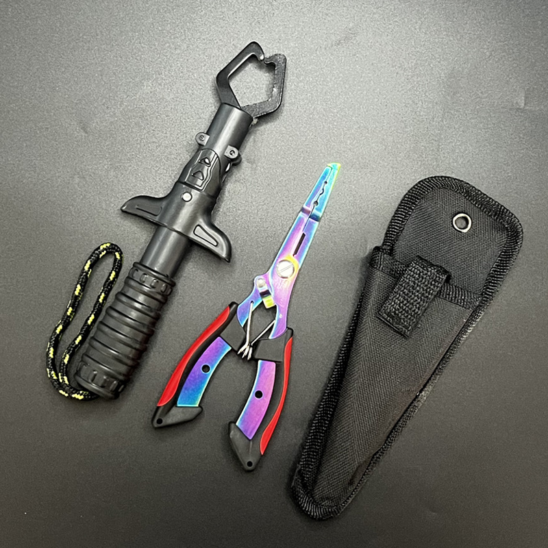 Fishing Pliers and Gripper Set - Fishing Hook Stainless Steel 评论和价格