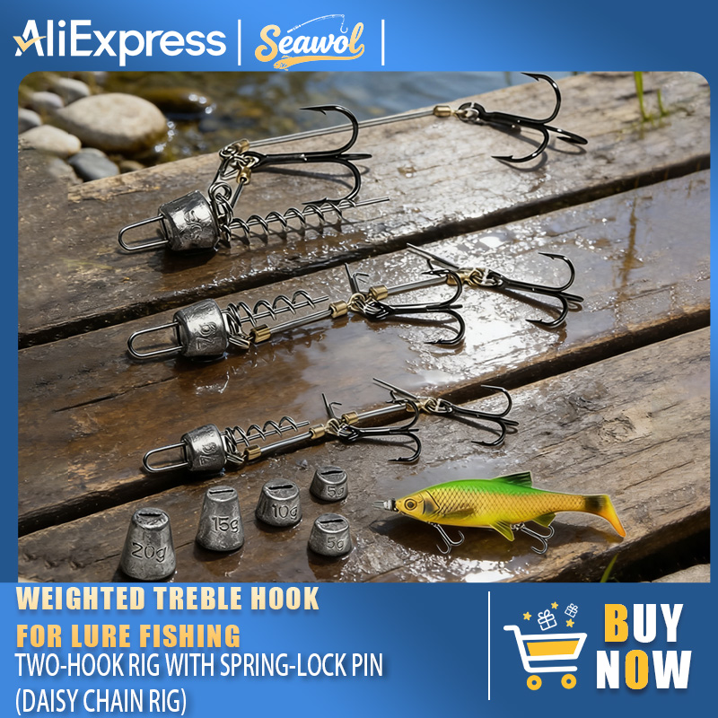 Fishing Hook Rigs Steel Leader - Fishing Hook Treble 评论和价格