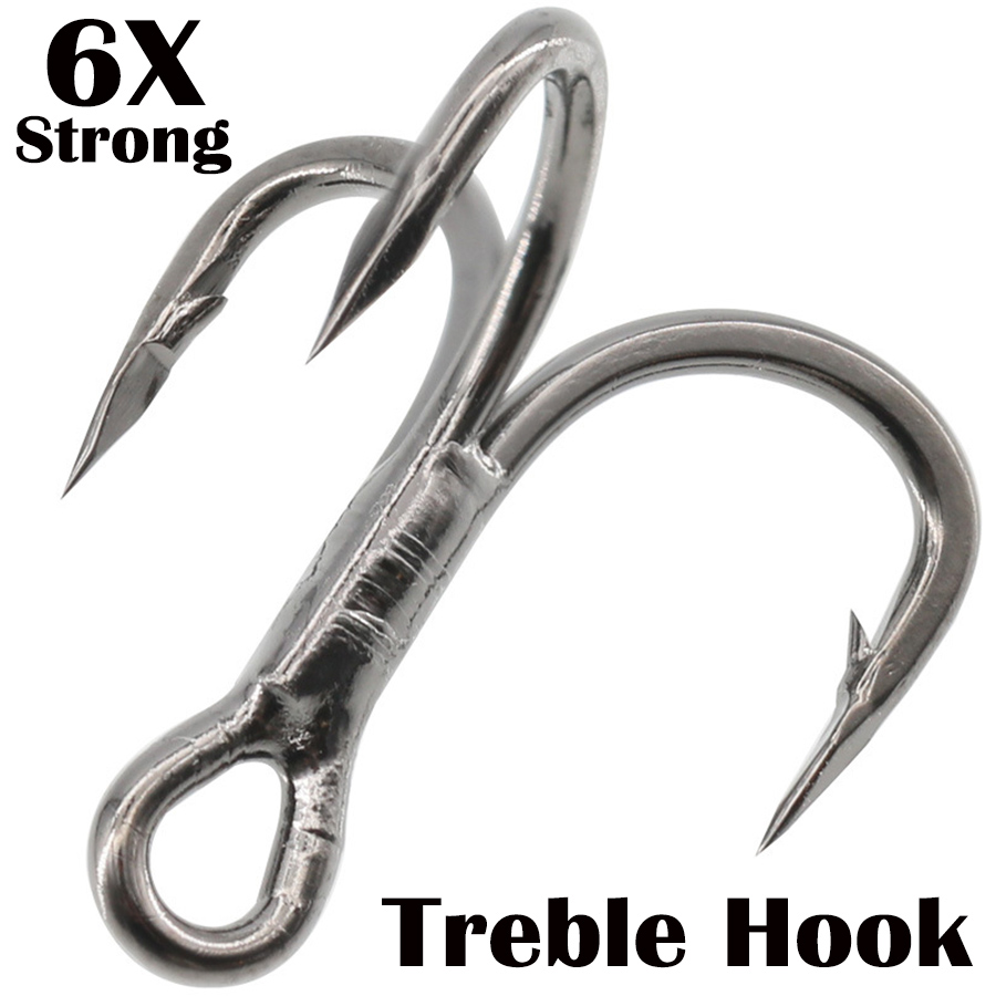 Fishing Treble Hook 6X Strong  - Fishing Hook Assortment 评论和价格